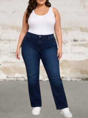 Catalina Hidalgo NWT Women's Dark Blue Jeans Size 16